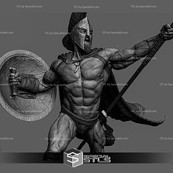 Leonidas in Battle 300 3D Printer Files