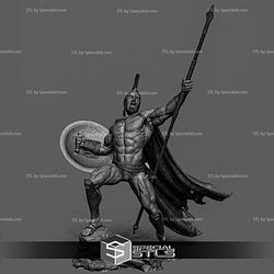 Leonidas in Battle 300 3D Printer Files