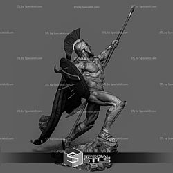 Leonidas in Battle 300 3D Printer Files