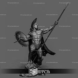 Leonidas in Battle 300 3D Printer Files