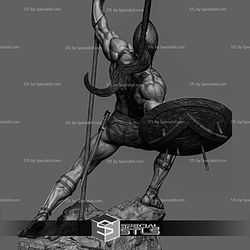 Leonidas in Battle 300 3D Printer Files