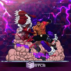 Luffy Snakeman and Katakuri Battle 3D Printer Files