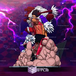 Luffy Snakeman and Katakuri Battle 3D Printer Files