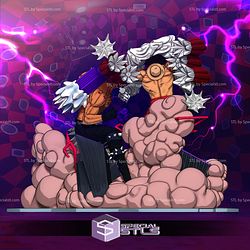 Luffy Snakeman and Katakuri Battle 3D Printer Files