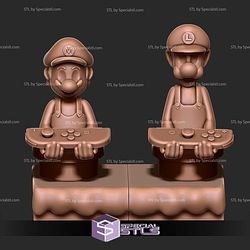 Mario and Luigi Joystick Holder 3D Printer Files