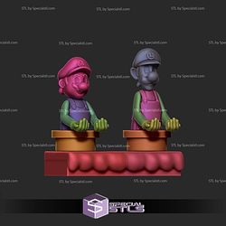 Mario and Luigi Joystick Holder 3D Printer Files