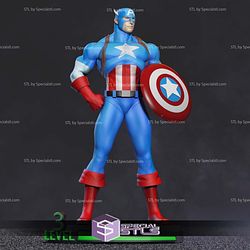 Marvel vs Capom Captain American 3D Printer Files