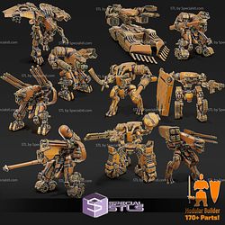 Modular Mechs Builder Adamant Arsenal Miniatures