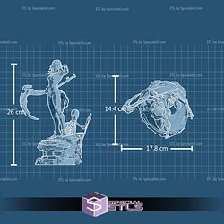 Necremancer Skeleton 3D Printer Files