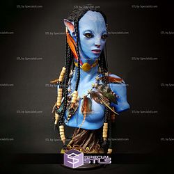 Neytiri Avatar Bust Base Model 3D Printer Files