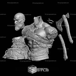 Old Kratos Bust 3D Printer Files