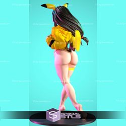 Pikamour Pikachu Girl 3D Printer Files