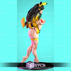 Pikamour Pikachu Girl 3D Printer Files