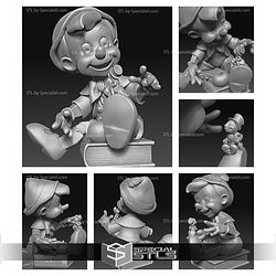 Pinocchio on Book 3D Printer Files