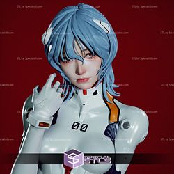 Rei Ayanami Blue Hair 3D Printer Files