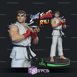 Ryu Street Fighter Alpha 3D Printer Files