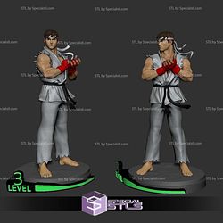 Ryu Street Fighter Alpha 3D Printer Files