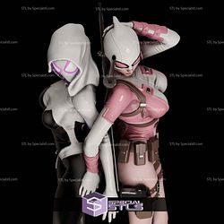 Spider Gwen and Gwen Pool 3D Printer Files