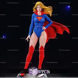 Supergirl Cartoon Style 3D Printer Files