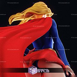 Supergirl Cartoon Style 3D Printer Files