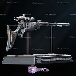 Tusken Cycler Rifle Display 3D Printer Files