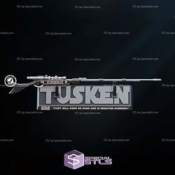 Tusken Cycler Rifle Display 3D Printer Files