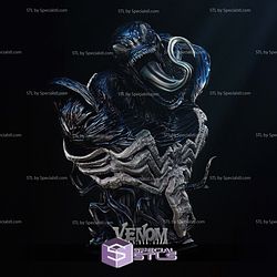 Venom Bust Portrait 3D Printer Files