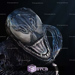 Venom Bust Portrait 3D Printer Files