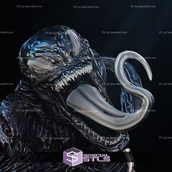 Venom Bust Portrait 3D Printer Files