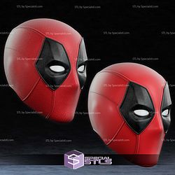 Cosplay STL Files Deadpool 3 Mask