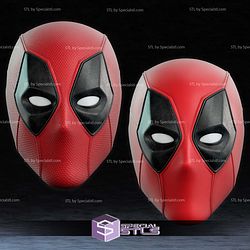 Cosplay STL Files Deadpool 3 Mask