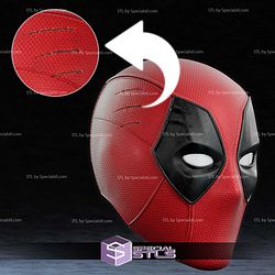 Cosplay STL Files Deadpool 3 Mask