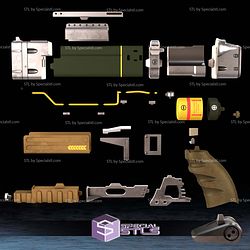 Cosplay STL Files Fallout Laser Pistol