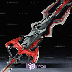 Cosplay STL Files HellBat Batman Sword