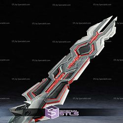 Cosplay STL Files HellBat Batman Sword