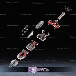 Cosplay STL Files HellBat Batman Sword