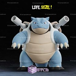 Life Size Blastoise 3D Printer Files