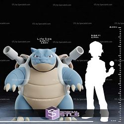 Life Size Blastoise 3D Printer Files