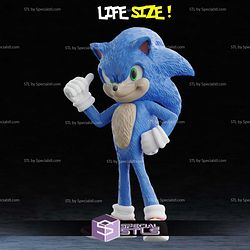 Life Size Sonic 3D Printer Files