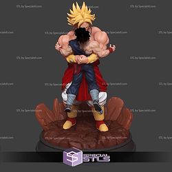 Broly Crashing Gohan 3D Printing Models