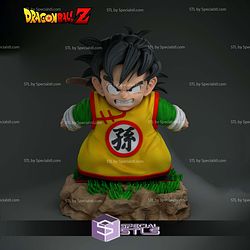 Kid Gohan Angry V2 3D Printing Models