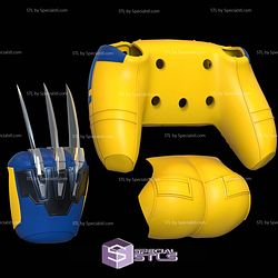 Wolverine PS5 Controller Case Cover 3D Printing Models