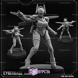 June 2024 Cyberpunk Papsikels Miniatures