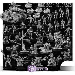 June 2024 Wargame Exclusive Miniatures