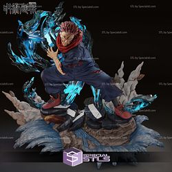 Yuji Itadori Diorama Jujutsu Kaisen STL Files