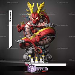 Shenron Red Dragonball STL Files