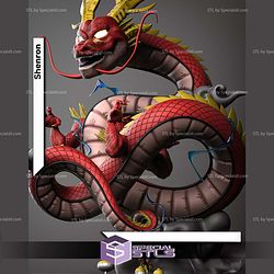 Shenron Red Dragonball STL Files