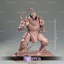 Alphonse Elric Basic Pose STL Files