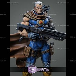 Cable 2 Gun Basic Pose 3D Printing Models