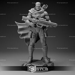 Cable 2 Gun Basic Pose 3D Printing Models